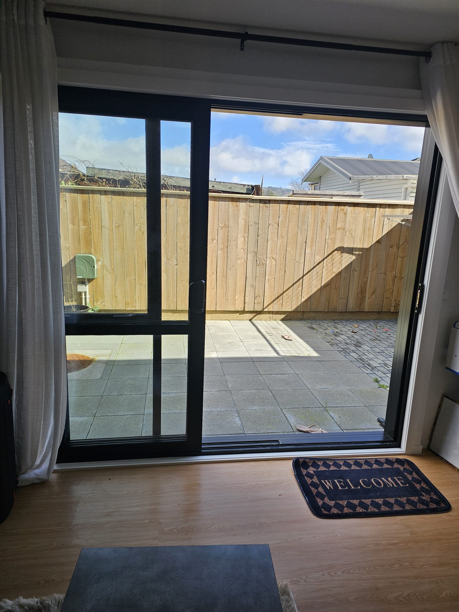 Corner glazing installation gallery image